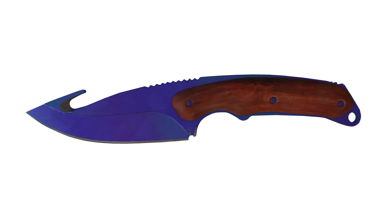 Gut Knife | Doppler (Sapphire) seed #789, front