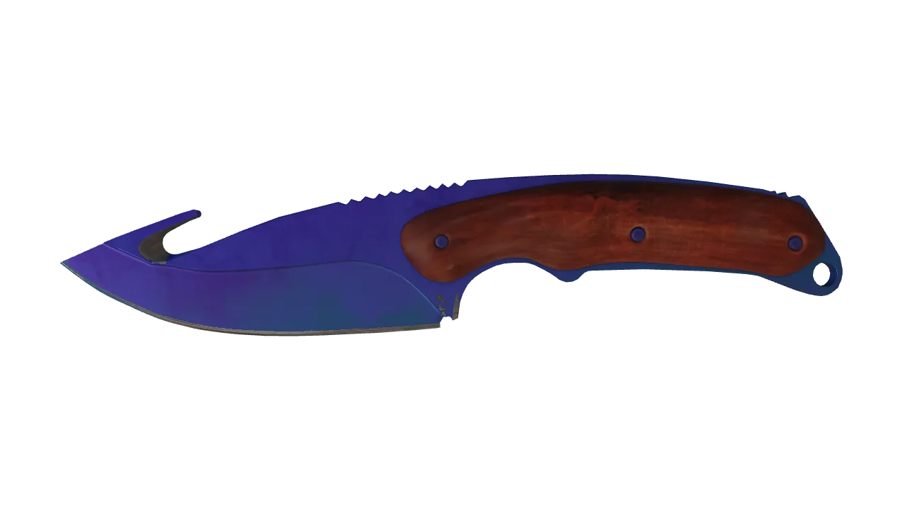 Gut Knife | Doppler (Sapphire) seed #931, front