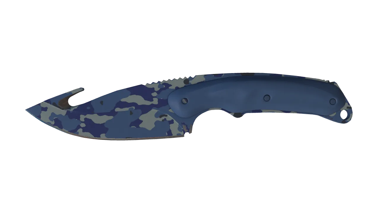 ★ Gut Knife | Bright Water (Factory New) — Dust II light, front