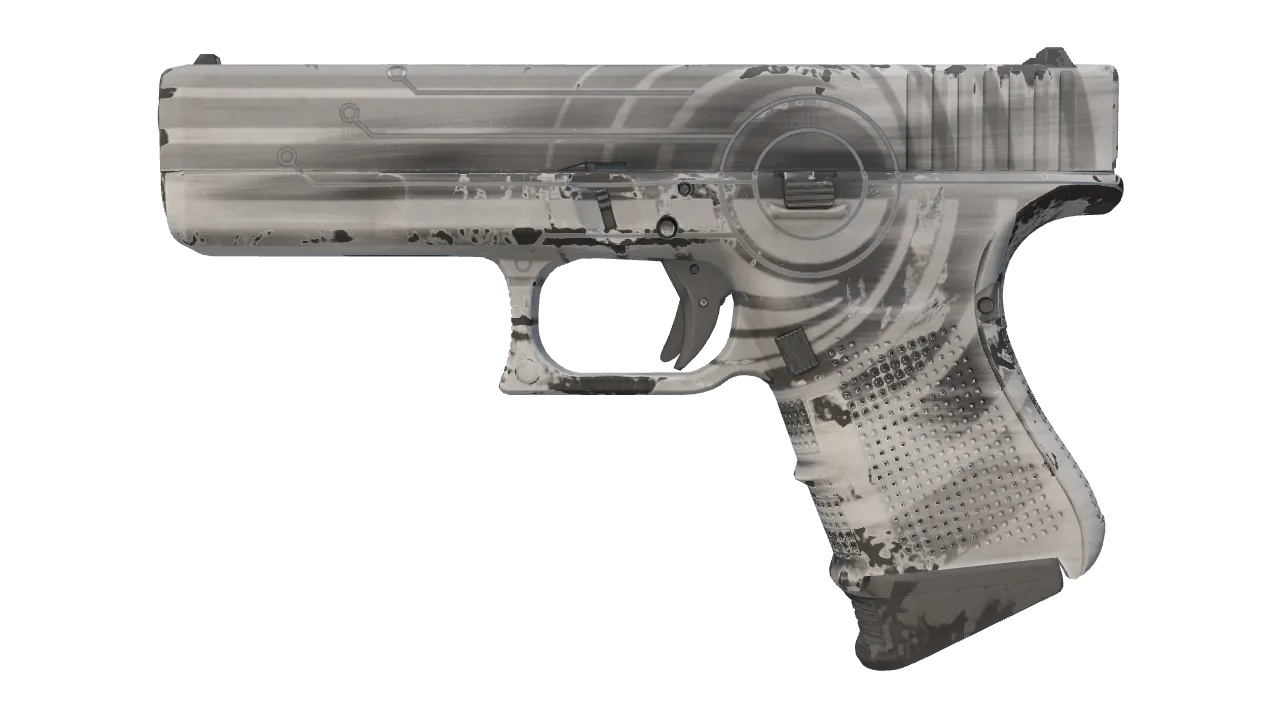 Glock-18 | Trace Lock (Field-Tested) — Dust II light, front