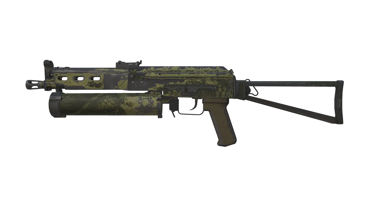 Souvenir PP-Bizon | Anolis (Battle-Scarred) — Dust II light, front