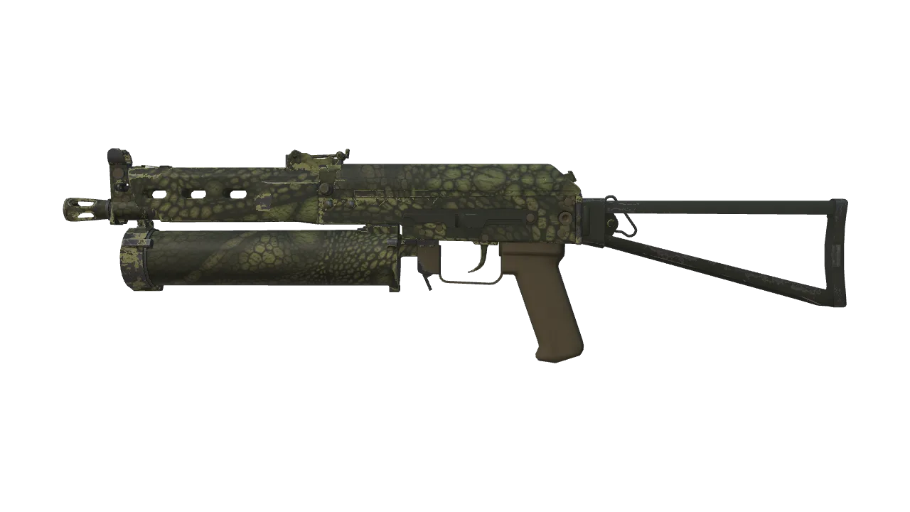 Souvenir PP-Bizon | Anolis (Minimal Wear) — Dust II light, front