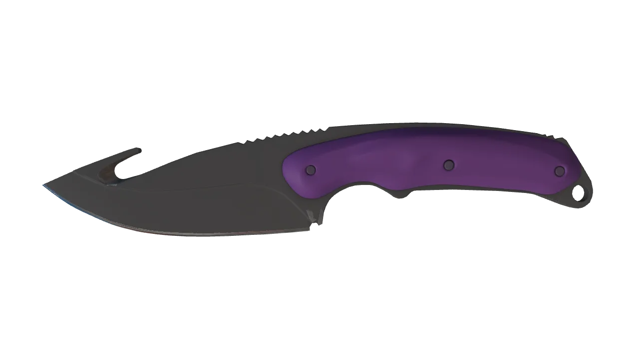 ★ Gut Knife | Ultraviolet (Factory New) — Dust II light, front