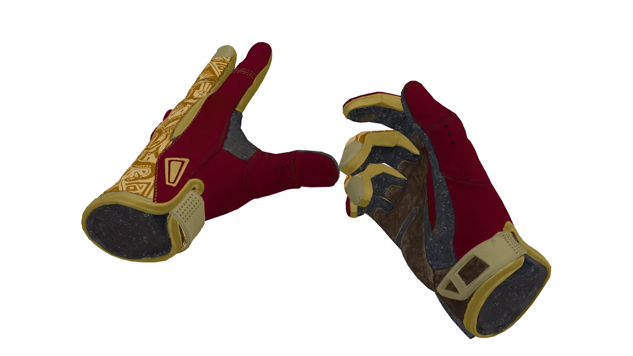 ★ Sport Gloves | Occult (Well-Worn) — Dust II light, front
