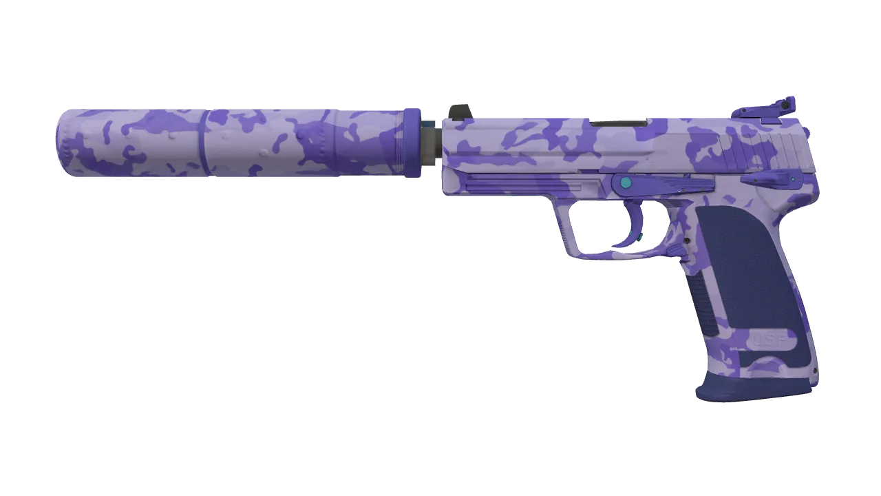 USP-S | Sleeping Potion (Factory New) — Dust II light, front