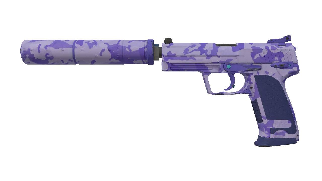 USP-S | Sleeping Potion (Minimal Wear) — Dust II light, front