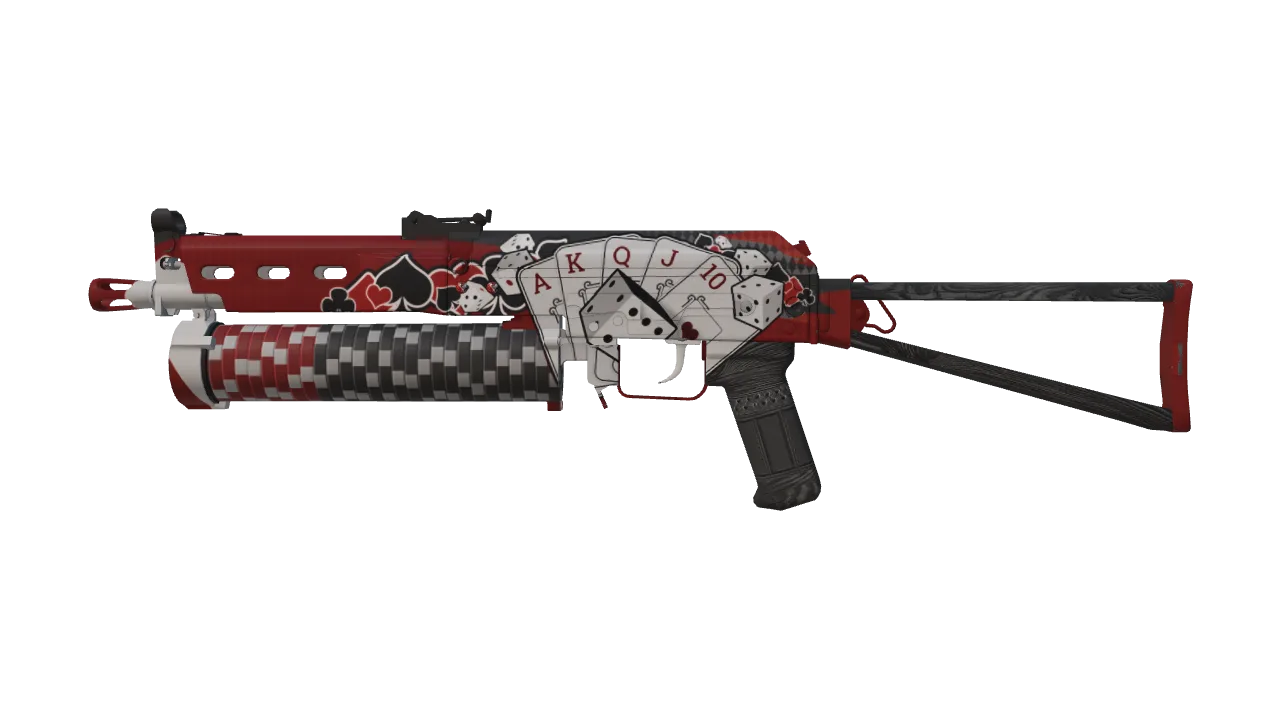 PP-Bizon | High Roller (Factory New) — Dust II light, front