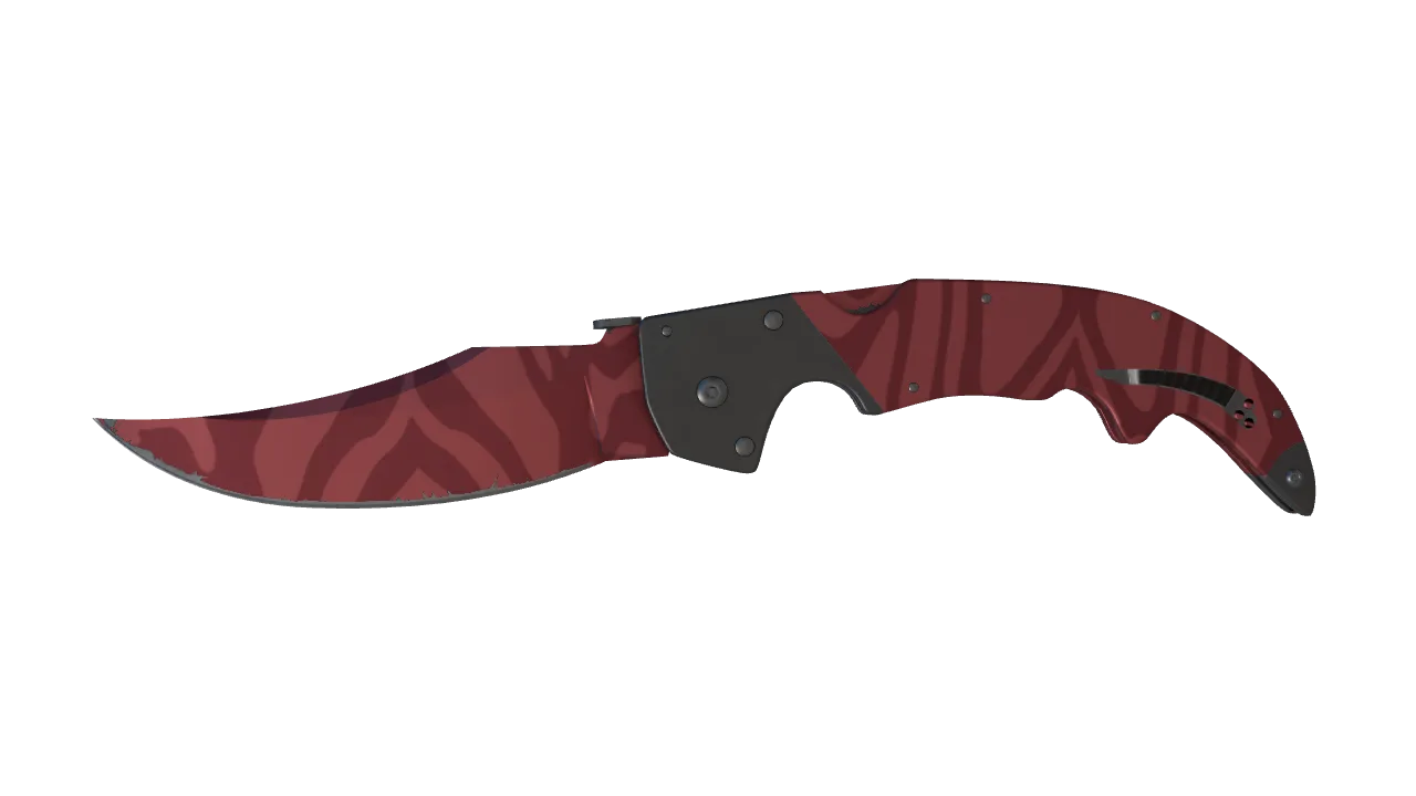 ★ Falchion Knife | Slaughter (Minimal Wear) — Dust II light, front