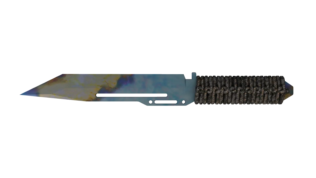 Paracord Knife | Case Hardened seed #116, back