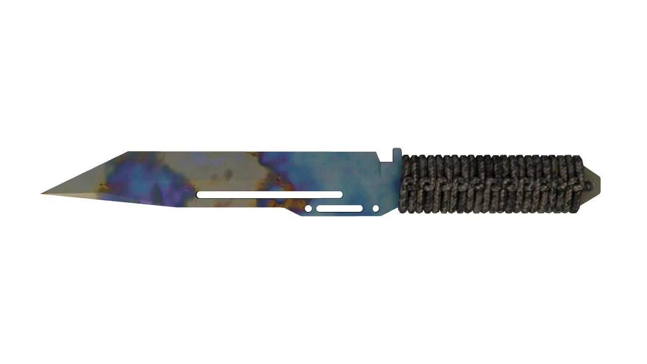 Paracord Knife | Case Hardened seed #138, back