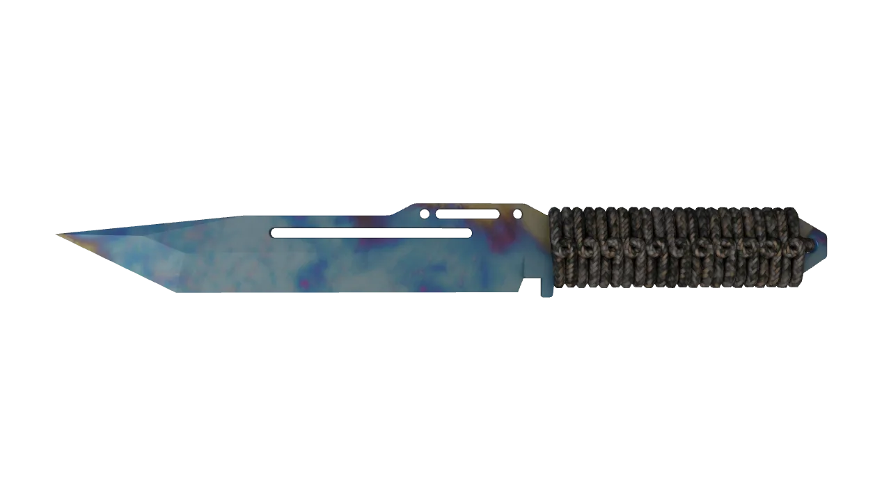 Paracord Knife | Case Hardened seed #14, front