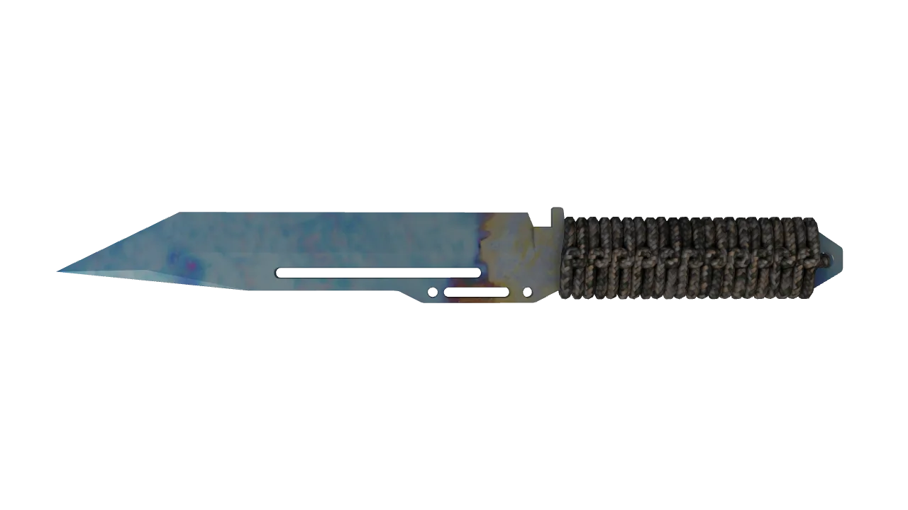 Paracord Knife | Case Hardened seed #169, back