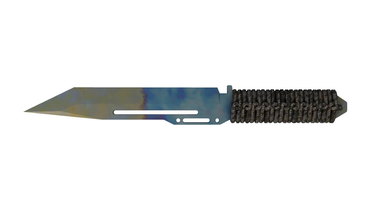 Paracord Knife | Case Hardened seed #176, back