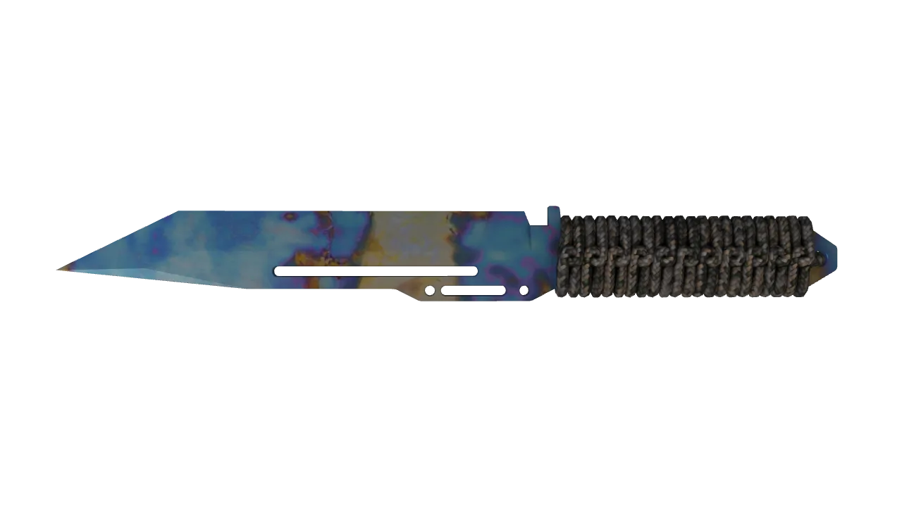 Paracord Knife | Case Hardened seed #179, back