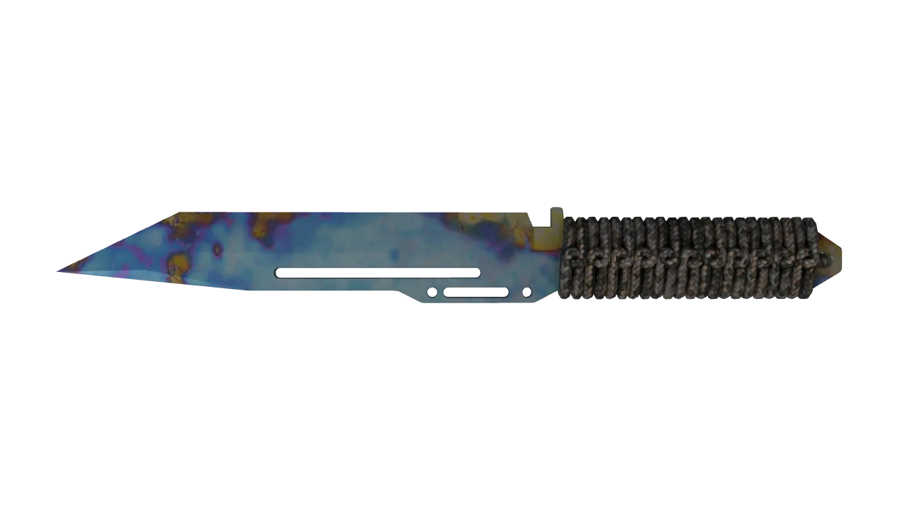 Paracord Knife | Case Hardened seed #180, back