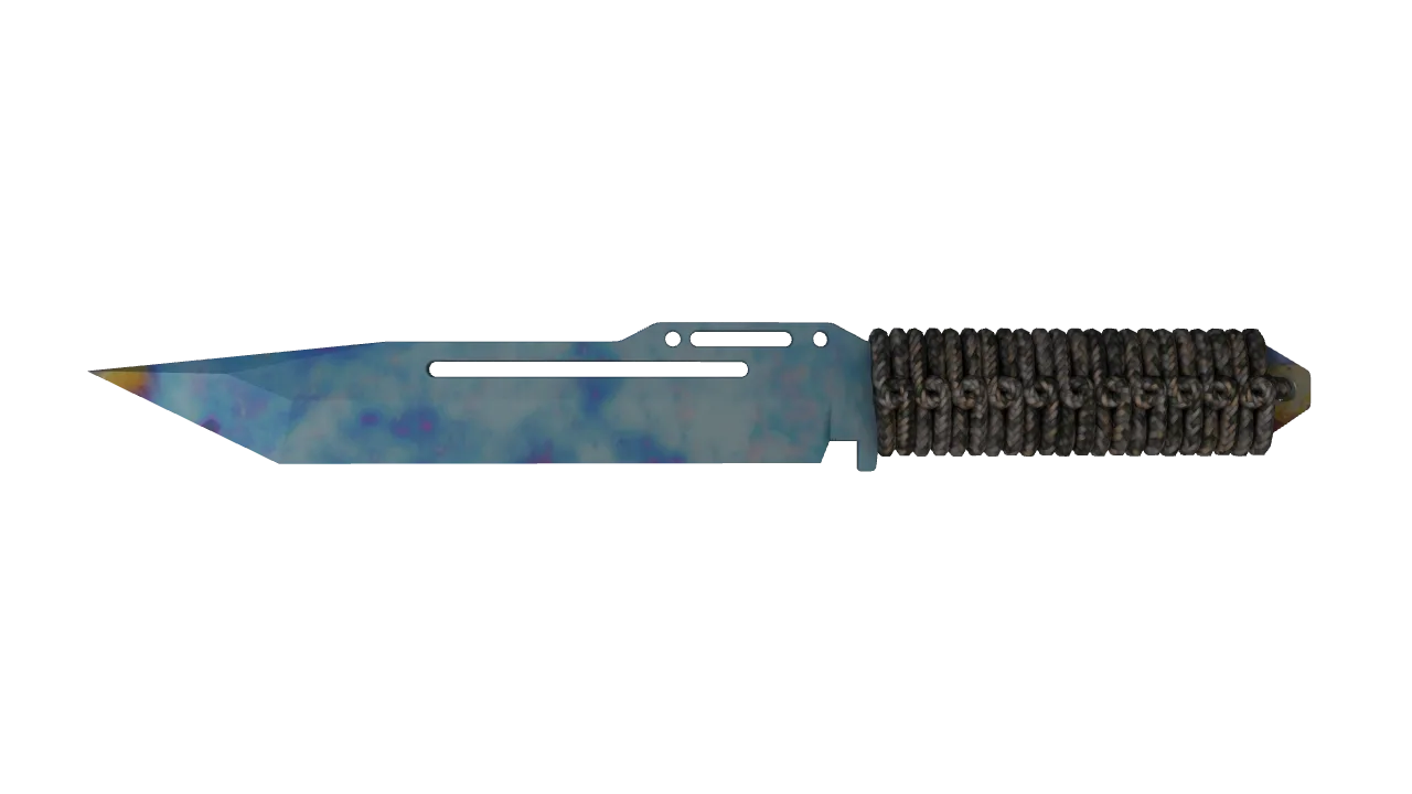 Paracord Knife | Case Hardened seed #180, front