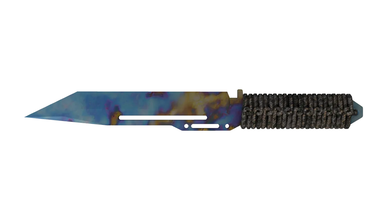Paracord Knife | Case Hardened seed #202, back