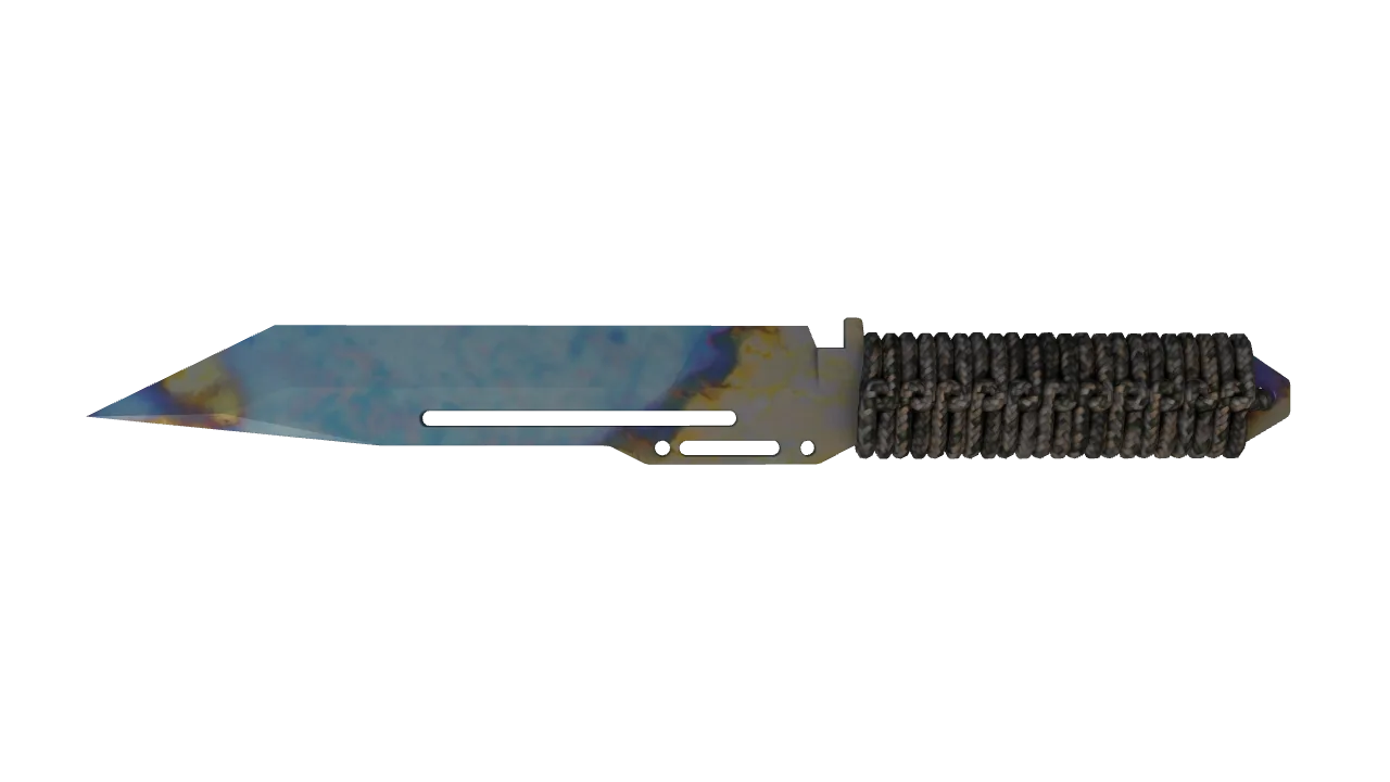 Paracord Knife | Case Hardened seed #210, back