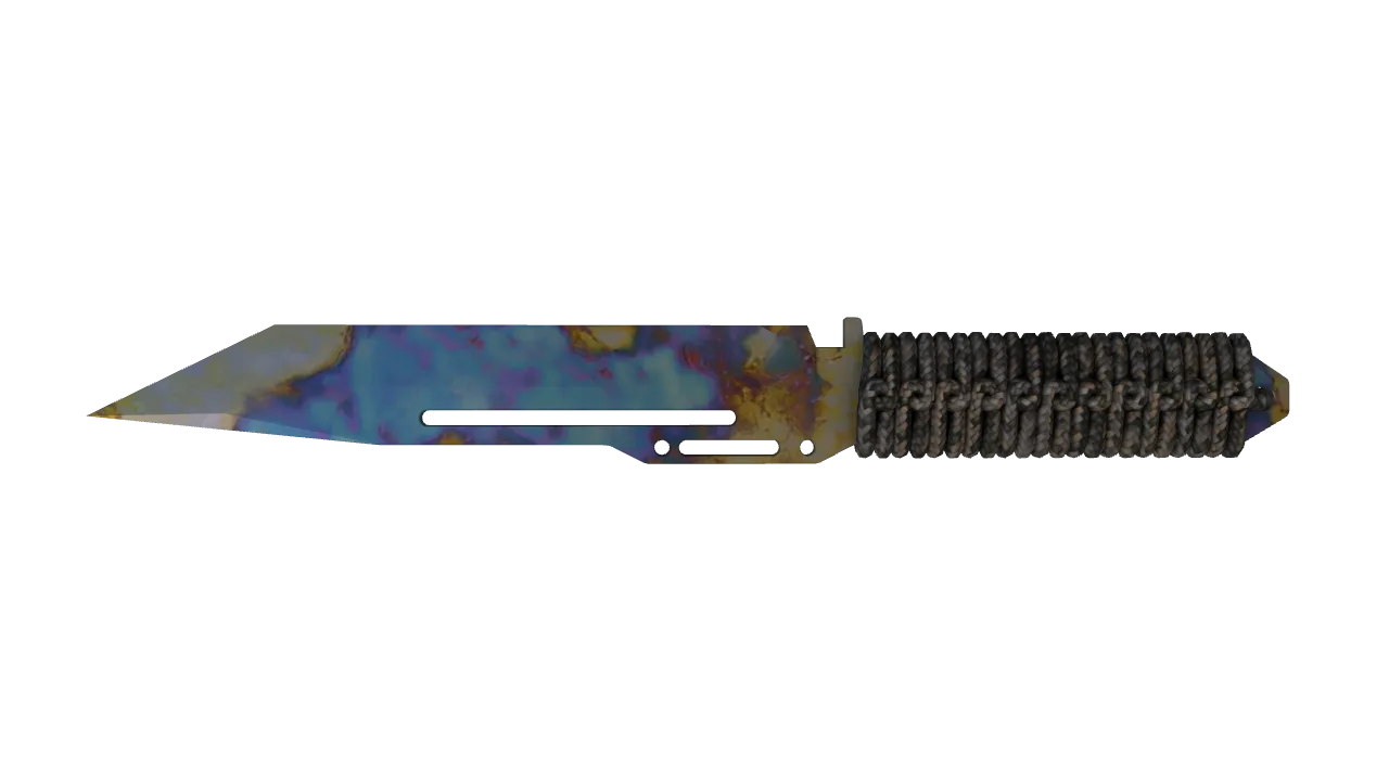 Paracord Knife | Case Hardened seed #212, back