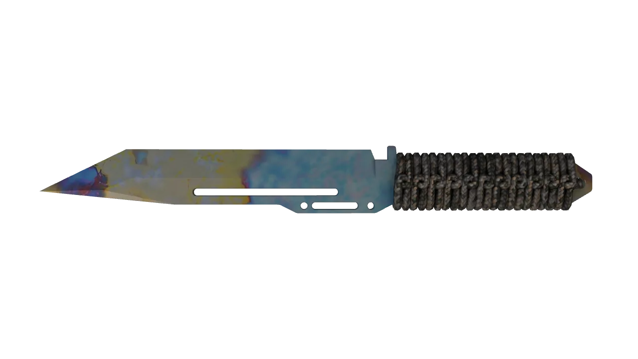 Paracord Knife | Case Hardened seed #222, back