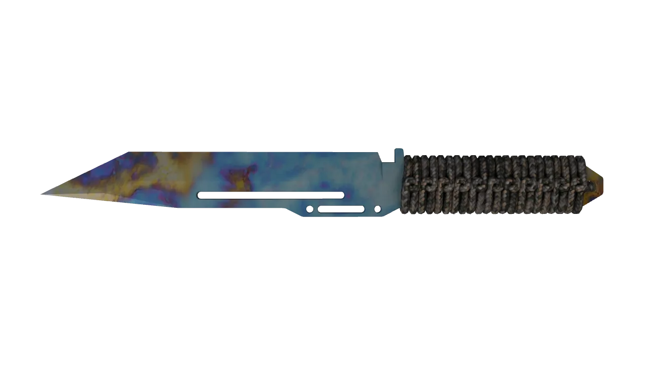 Paracord Knife | Case Hardened seed #239, back
