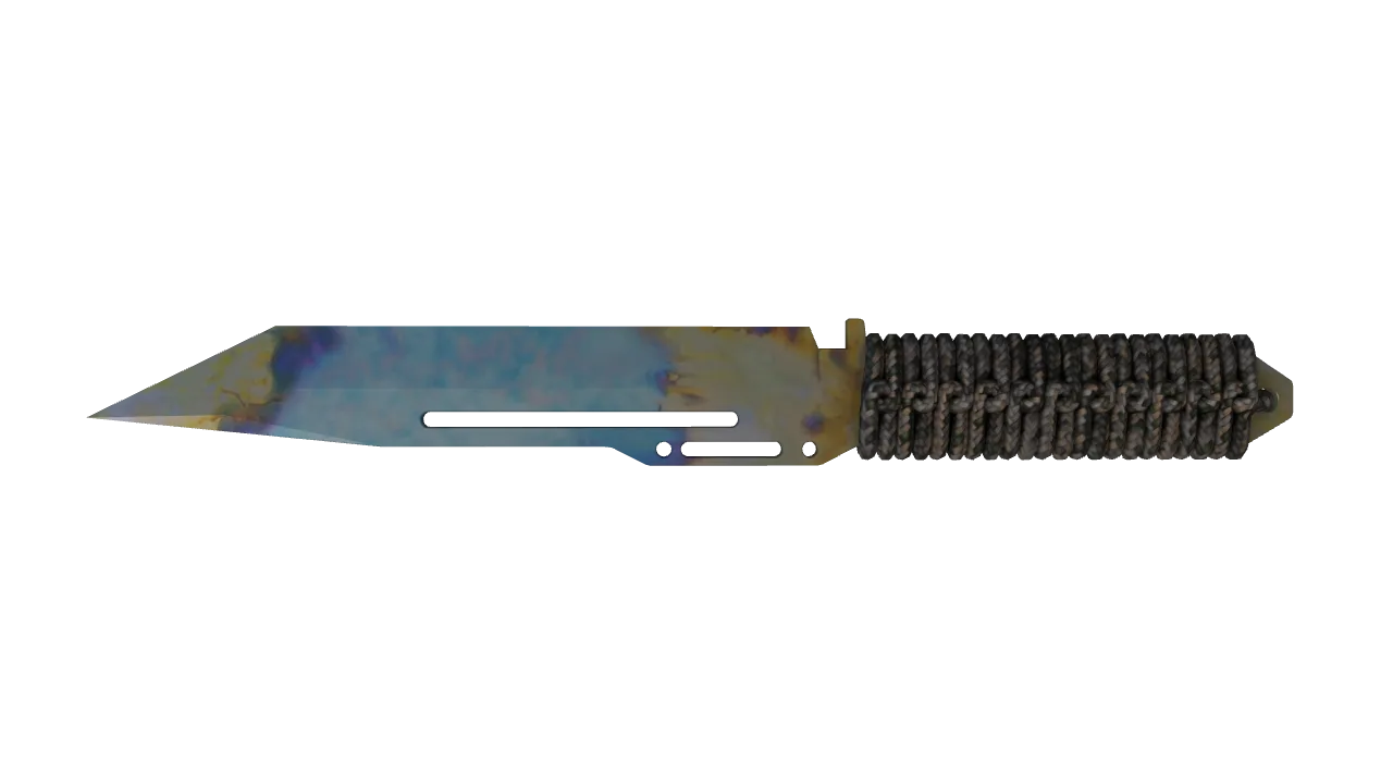 Paracord Knife | Case Hardened seed #262, back