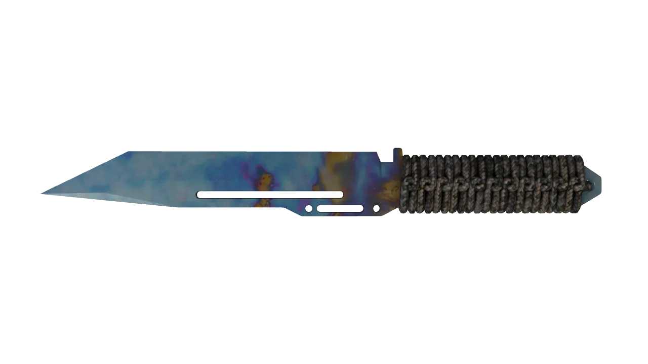 Paracord Knife | Case Hardened seed #281, back