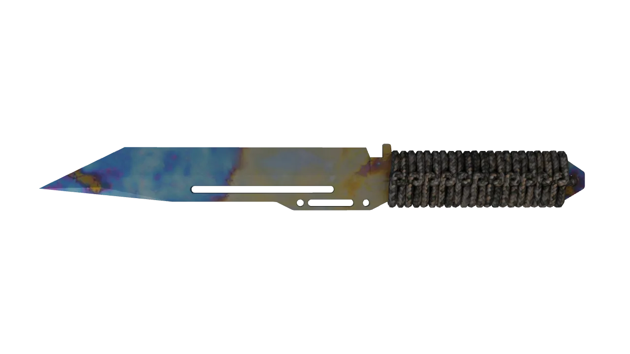 Paracord Knife | Case Hardened seed #286, back