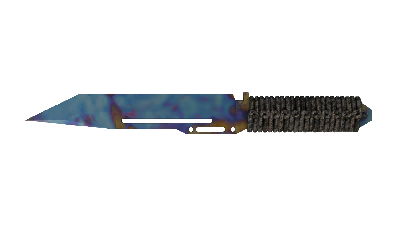 Paracord Knife | Case Hardened seed #288, back