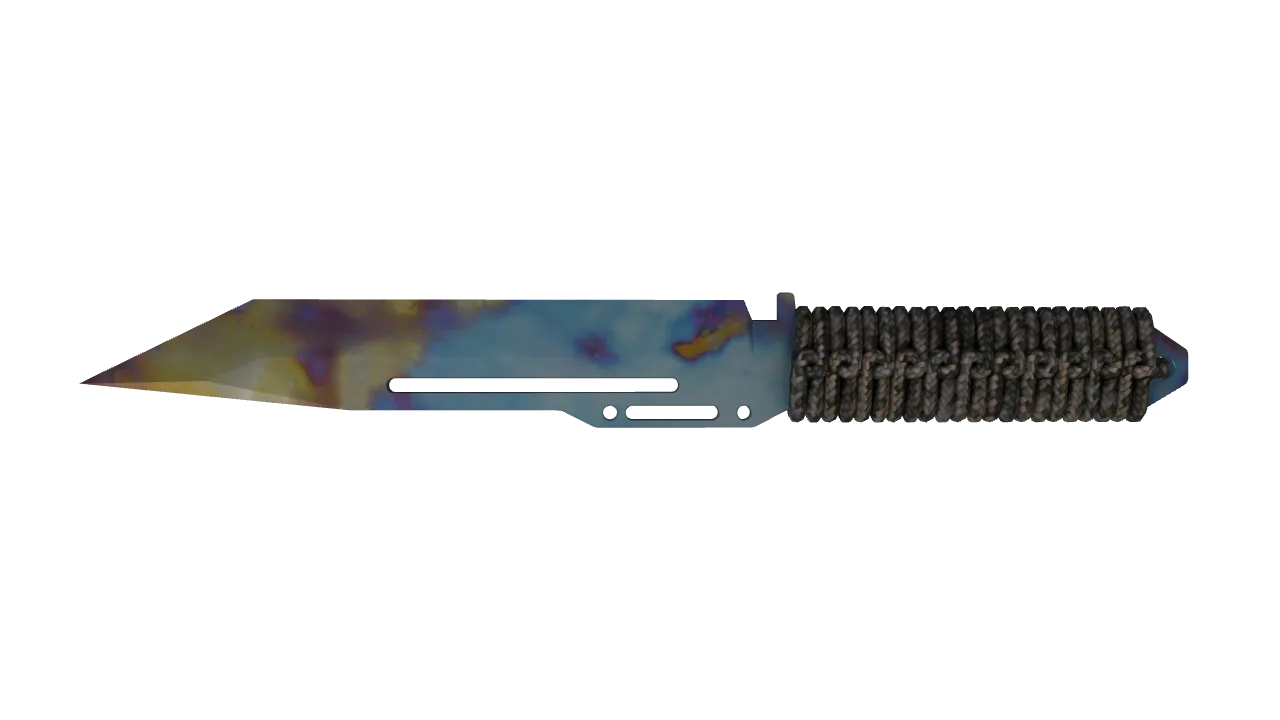 Paracord Knife | Case Hardened seed #299, back
