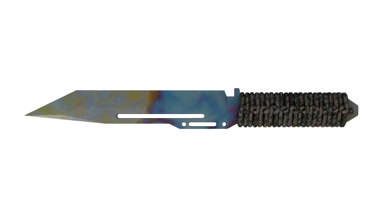Paracord Knife | Case Hardened seed #3, back