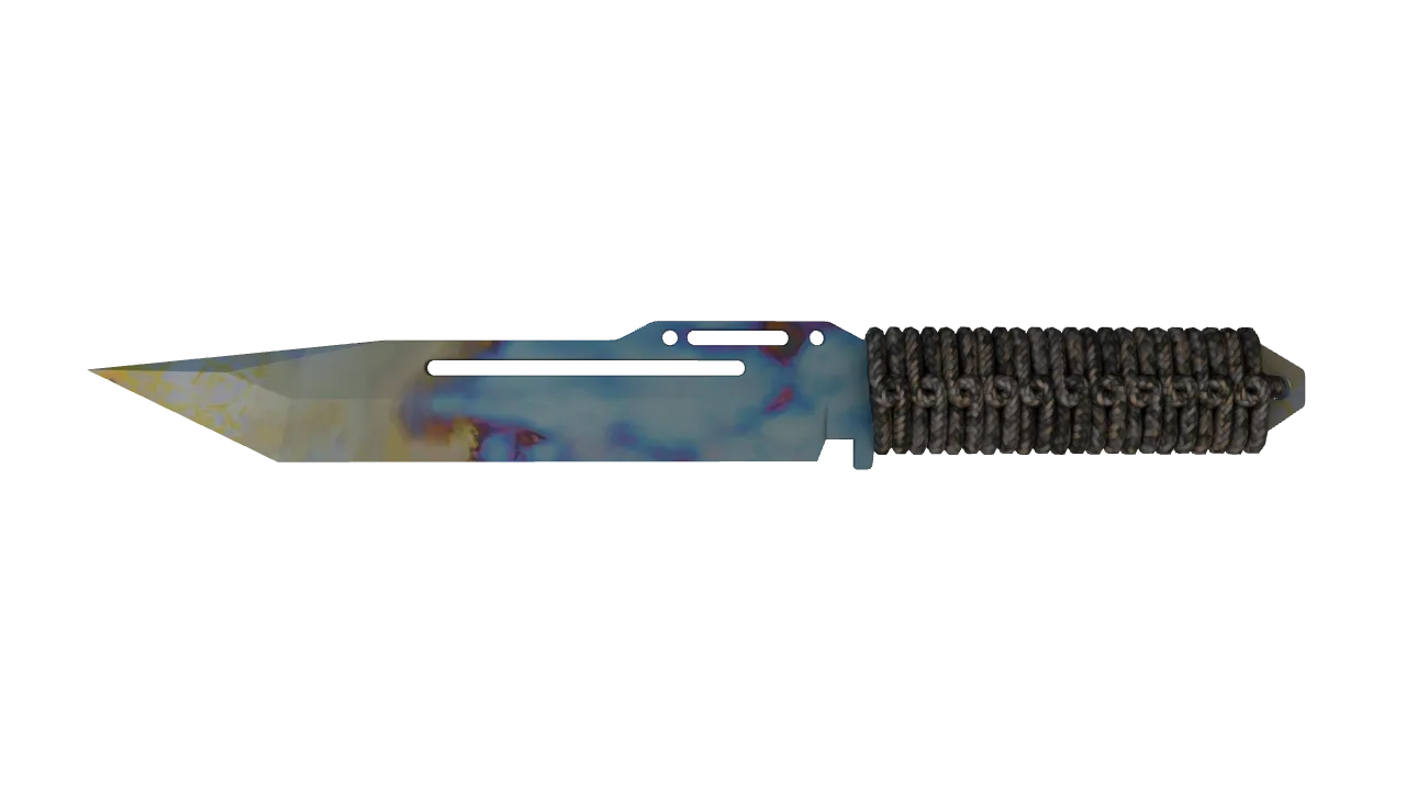 Paracord Knife | Case Hardened seed #3, front