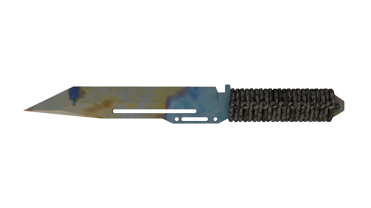 Paracord Knife | Case Hardened seed #311, back