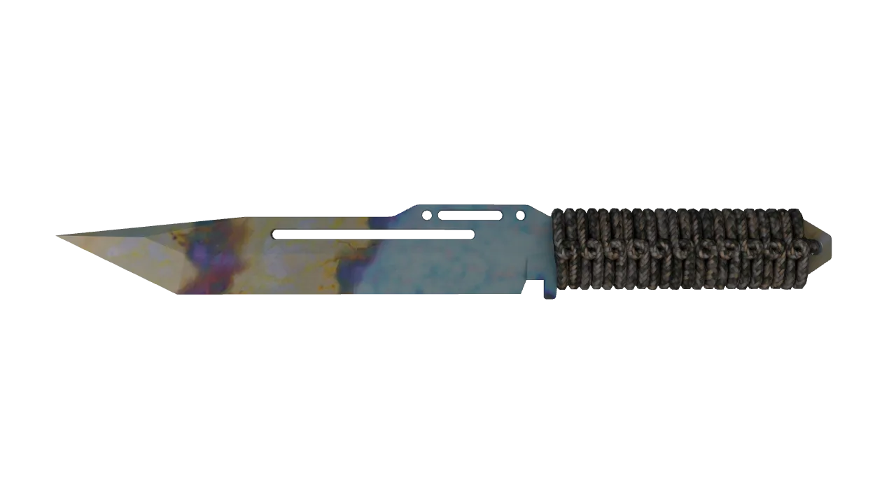 Paracord Knife | Case Hardened seed #311, front