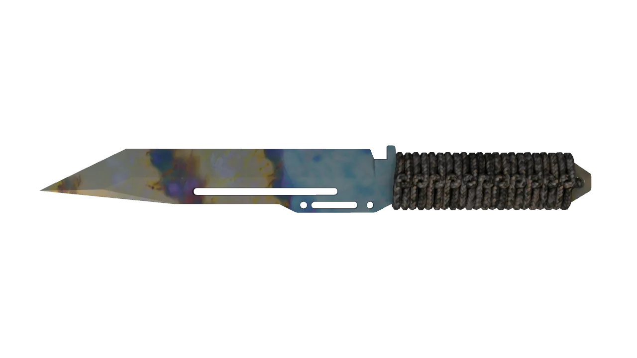 Paracord Knife | Case Hardened seed #315, back