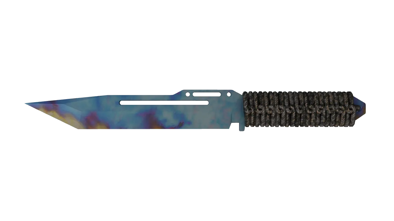 Paracord Knife | Case Hardened seed #316, front