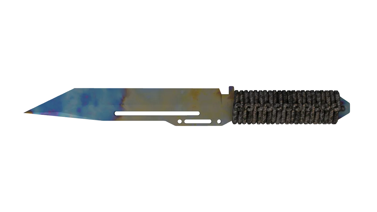 Paracord Knife | Case Hardened seed #325, back