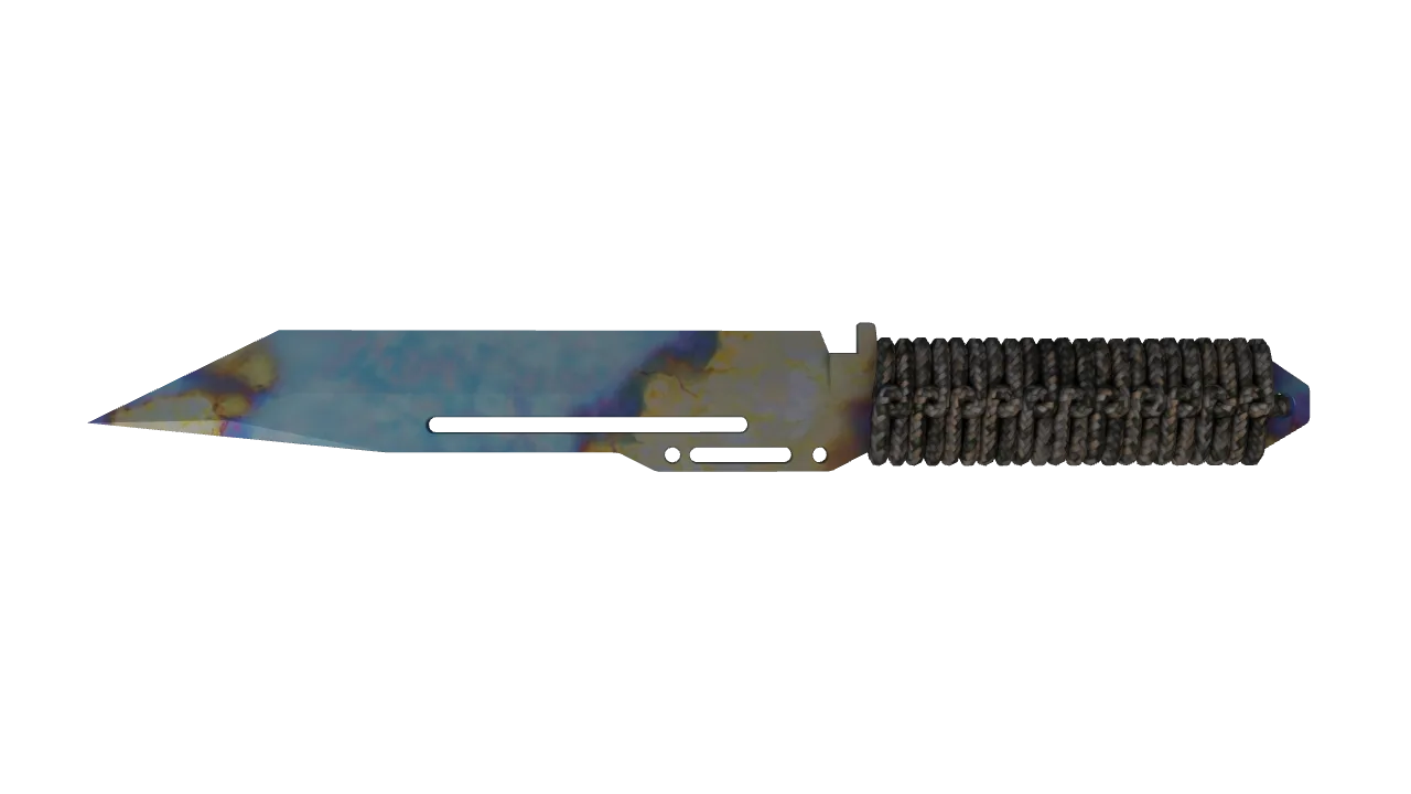 Paracord Knife | Case Hardened seed #336, back