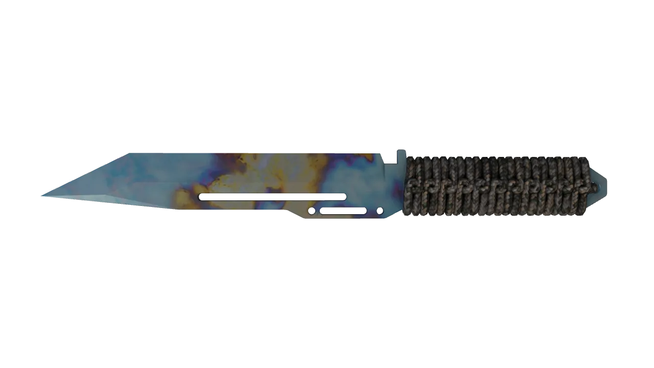 Paracord Knife | Case Hardened seed #349, back
