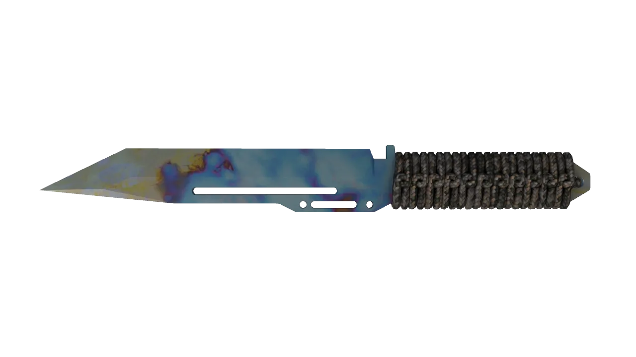 Paracord Knife | Case Hardened seed #374, back