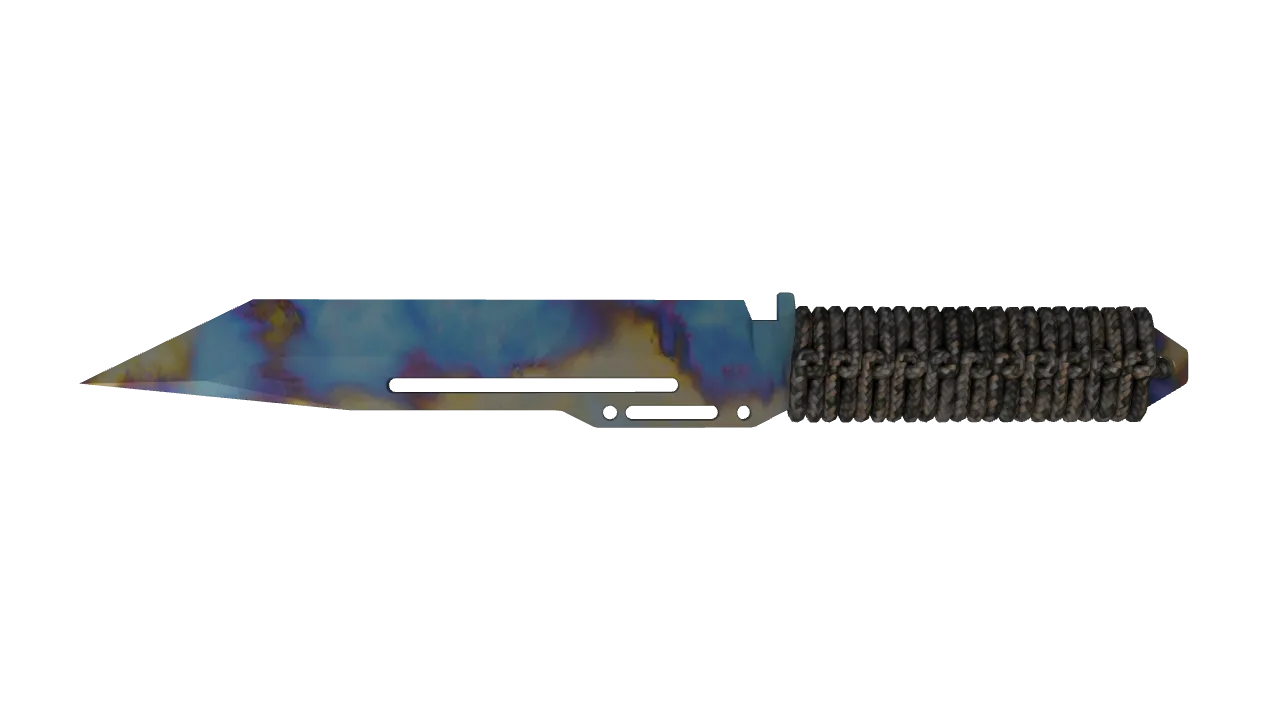 Paracord Knife | Case Hardened seed #417, back
