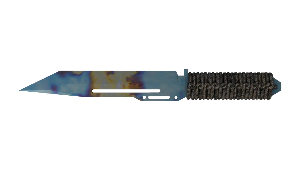 Paracord Knife | Case Hardened seed #430, back