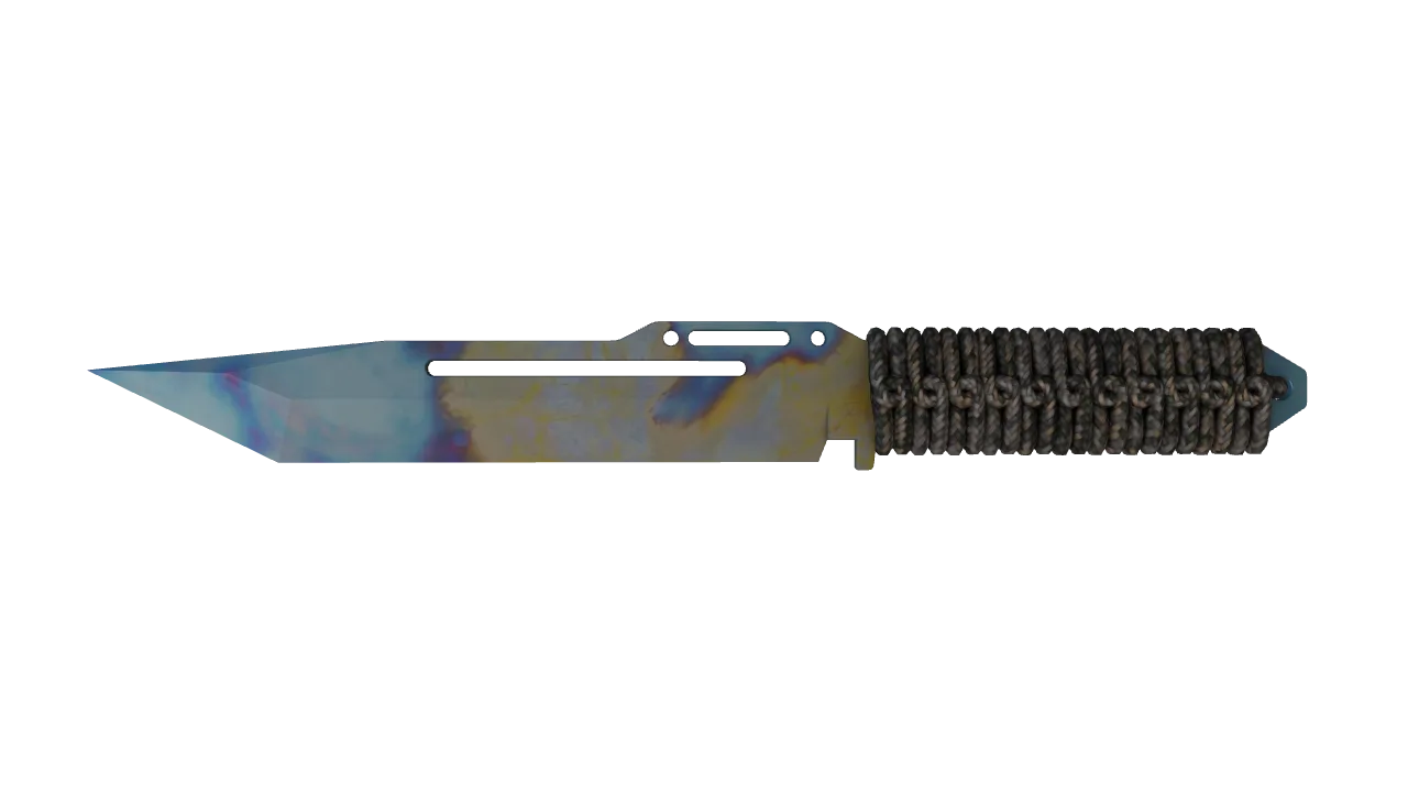 Paracord Knife | Case Hardened seed #430, front
