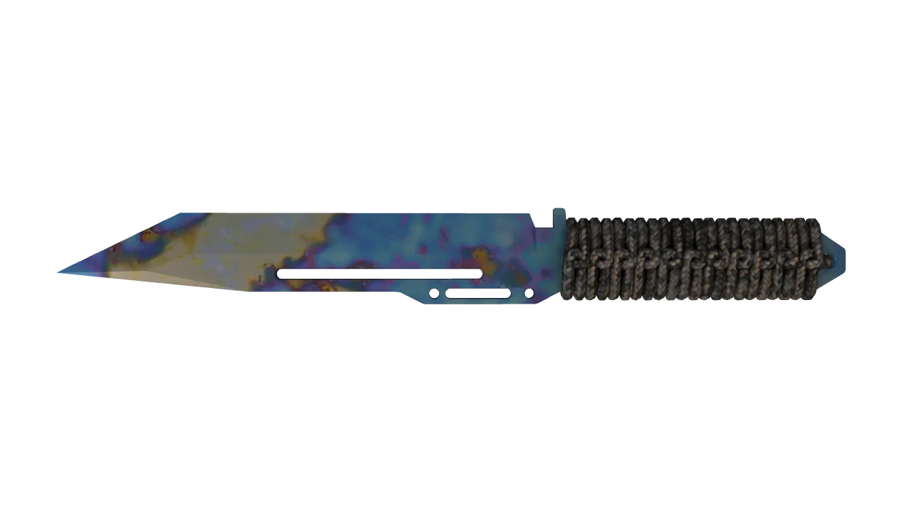 Paracord Knife | Case Hardened seed #462, back
