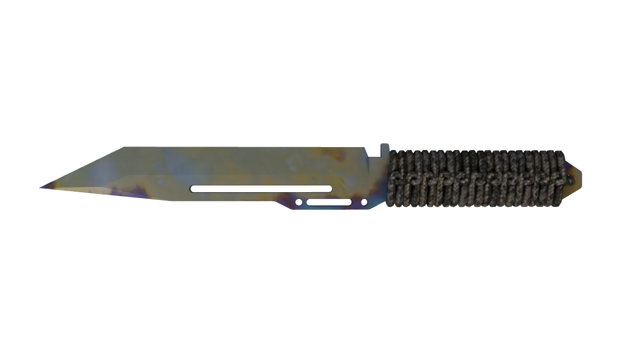 Paracord Knife | Case Hardened seed #468, back