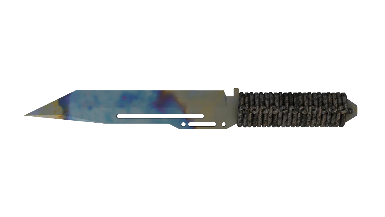 Paracord Knife | Case Hardened seed #496, back