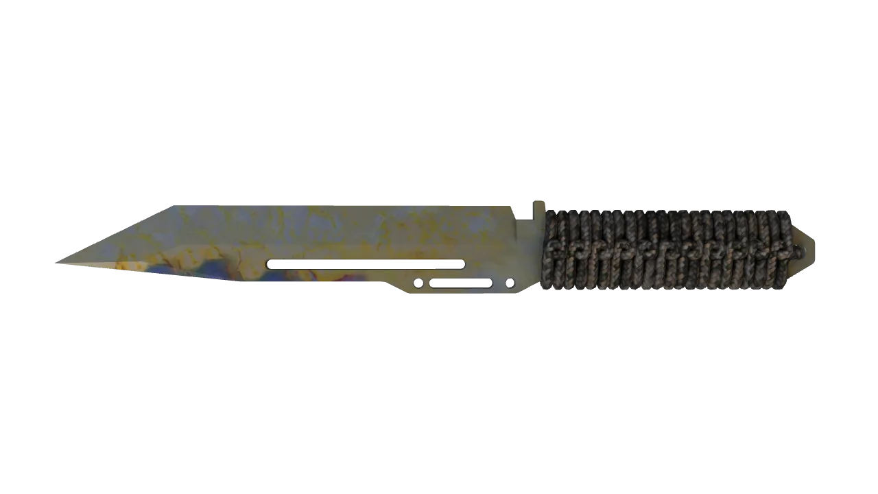 Paracord Knife | Case Hardened seed #497, back