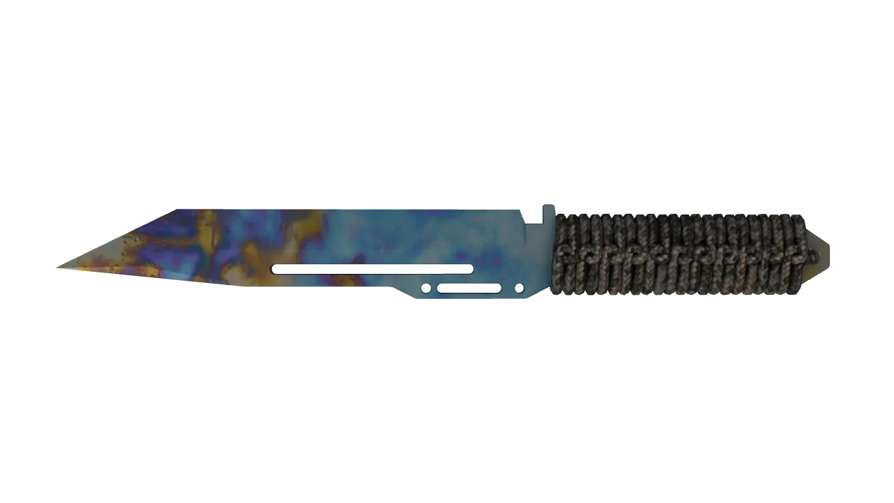 Paracord Knife | Case Hardened seed #503, back