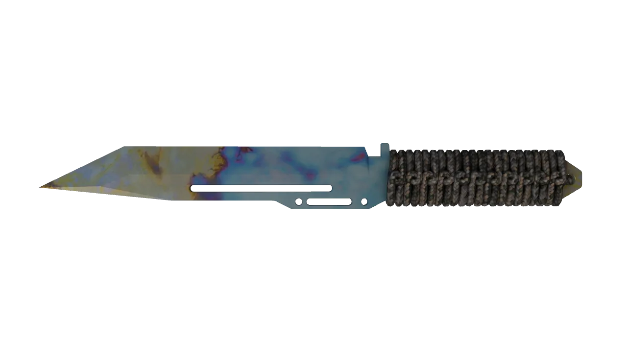 Paracord Knife | Case Hardened seed #507, back