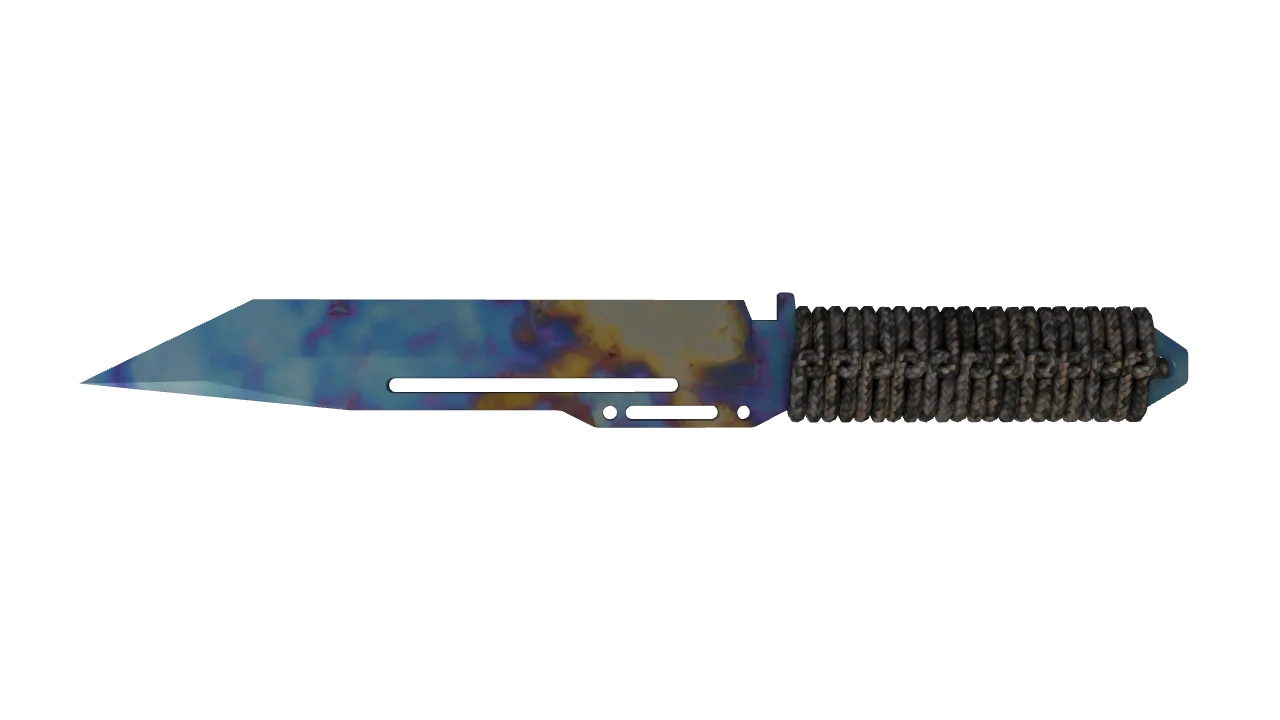 Paracord Knife | Case Hardened seed #519, back